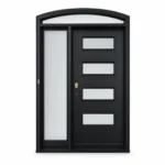 SD133 steel entry door Amazon white background