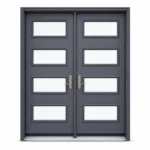 SD136 steel entry door Amazon white background