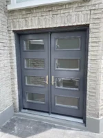 SD136 steel entry door original product view