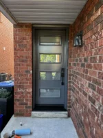SD142 steel entry door original product view
