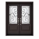 SD144 steel entry door Amazon white background
