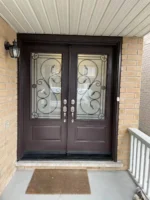 SD144 steel entry door original product view