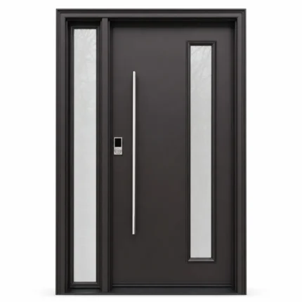 SD148 steel entry door Amazon white background
