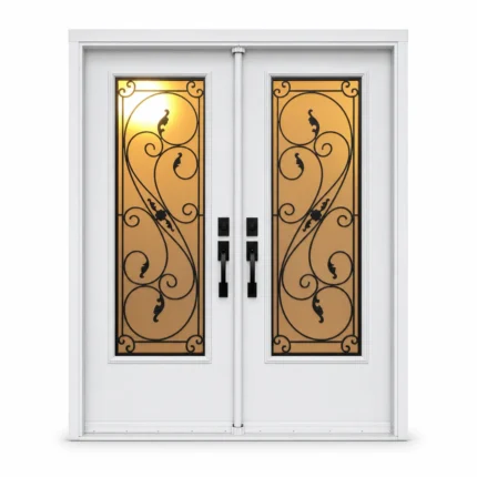 SD150 steel entry door Amazon white background