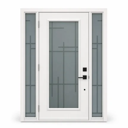 SD152 steel entry door Amazon white background
