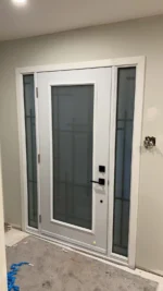SD152 steel entry door original product view