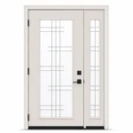 SD153 steel entry door Amazon white background