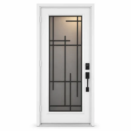 SD154 steel entry door Amazon white background
