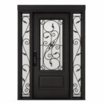 SD156 steel entry door Amazon white background