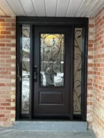SD156 steel entry door original product view