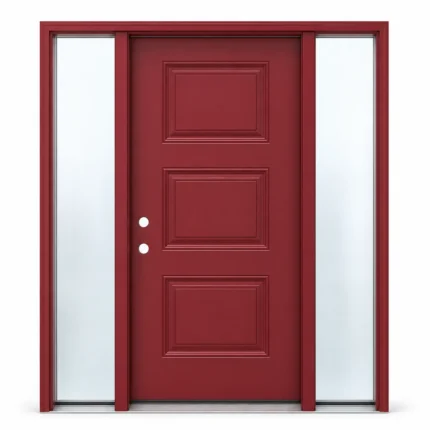 SD158 steel entry door Amazon white background