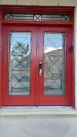 SD162 steel entry door original product view