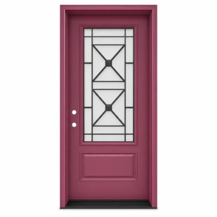 SD163 steel entry door Amazon white background