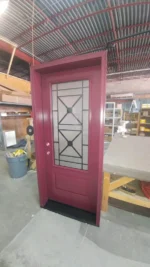 SD163 steel entry door original product view
