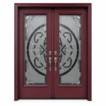 SD164 steel entry door Amazon white background