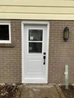 SD165 steel entry door original product view