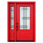 SD167 steel entry door Amazon white background