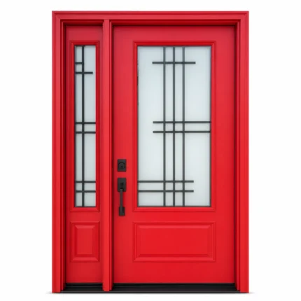 SD167 steel entry door Amazon white background