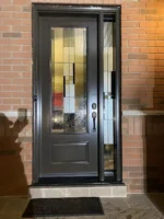 SD169 steel entry door original product view