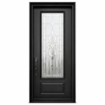 SD173 steel entry door Amazon white background