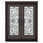 SD176 steel entry door Amazon white background