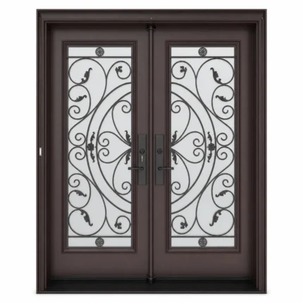 SD176 steel entry door Amazon white background