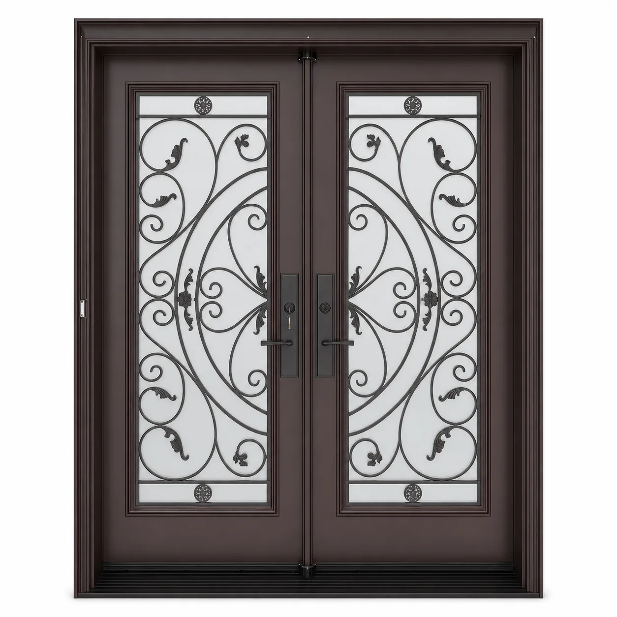 SD176 Amazon white background SD176 steel entry door Amazon white background
