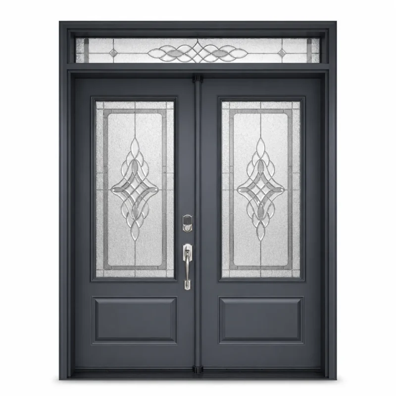 SD180 steel entry door Amazon white background