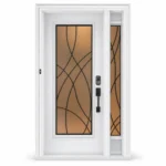 SD187 steel entry door Amazon white background