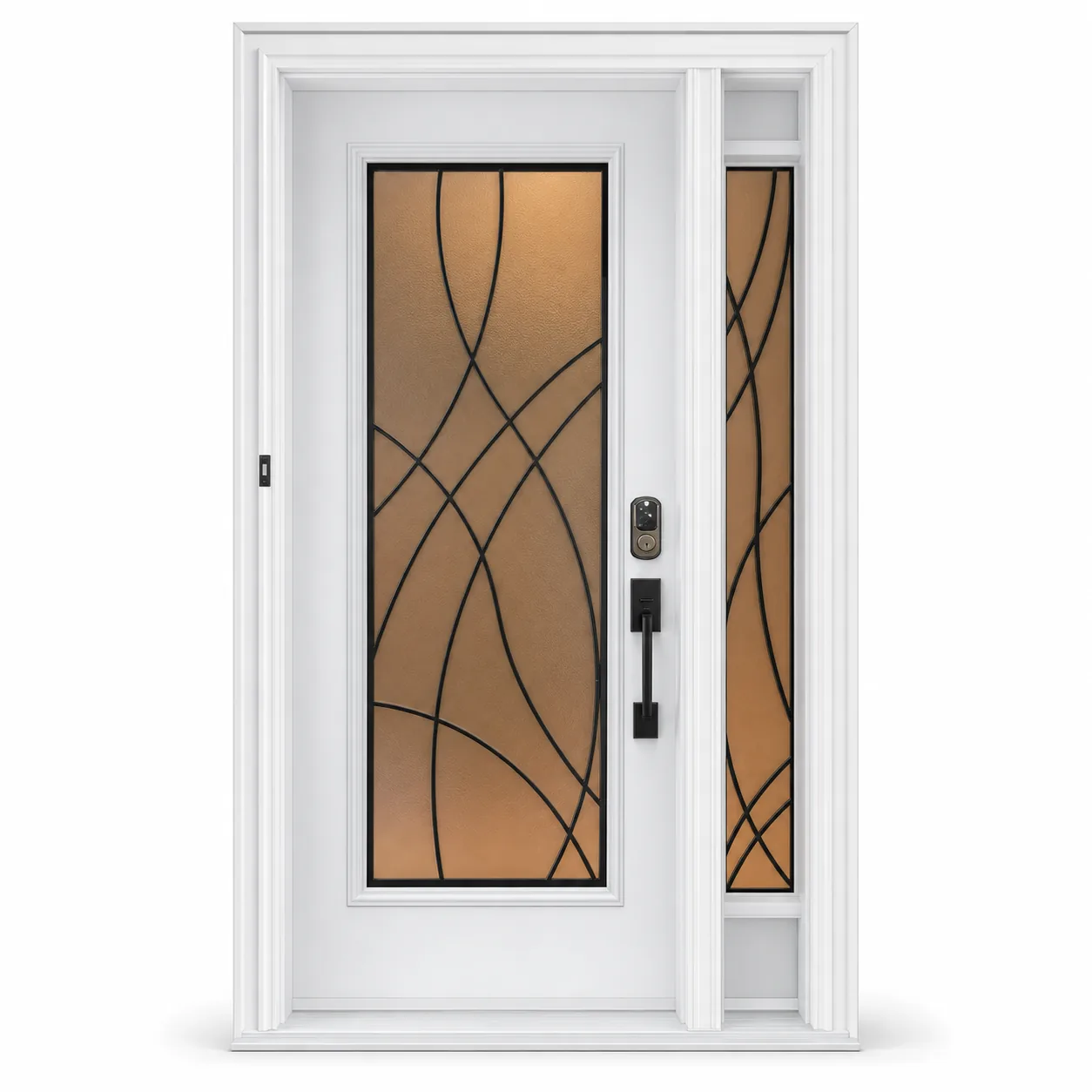 SD187 Amazon white background SD187 steel entry door Amazon white background