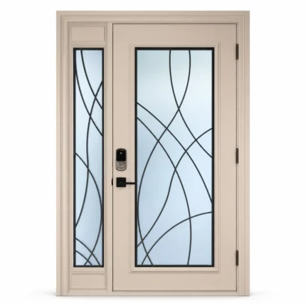 SD188 steel entry door Amazon white background