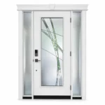 SD190 steel entry door Amazon white background