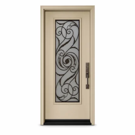 SD195 steel entry door Amazon white background