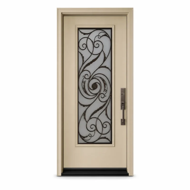 SD195 steel entry door Amazon white background