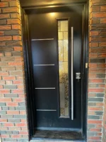 SD197 steel entry door original product view