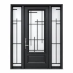 SD202 steel entry door Amazon white background