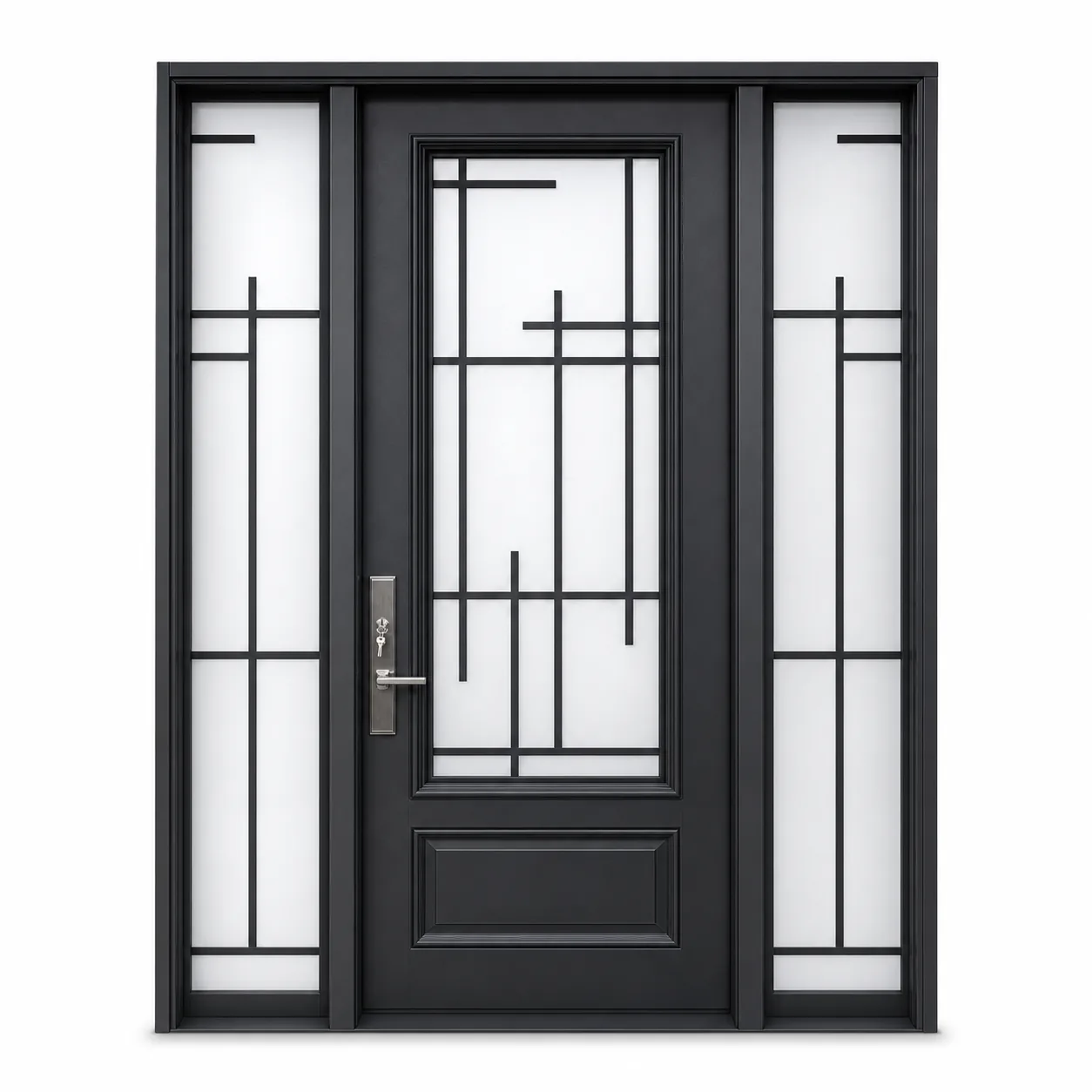 SD202 Amazon white background SD202 steel entry door Amazon white background