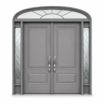 SD204 steel entry door Amazon white background