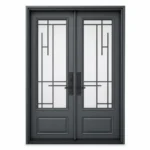 SD207 steel entry door Amazon white background