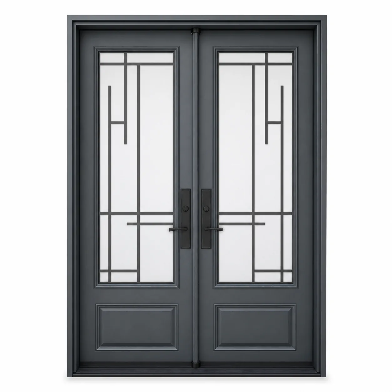 SD207 Amazon white background SD207 steel entry door Amazon white background