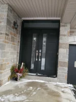 SD208 steel entry door original product view