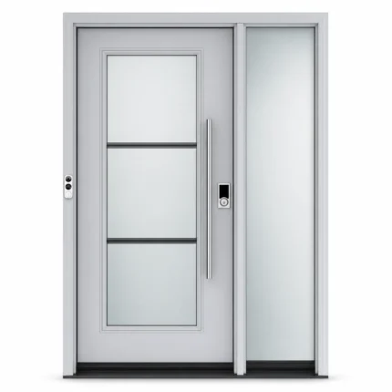 SD209 steel entry door Amazon white background