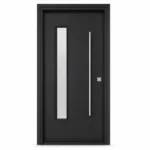 SD213 steel entry door Amazon white background