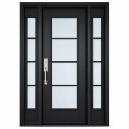 SD216 steel entry door Amazon white background