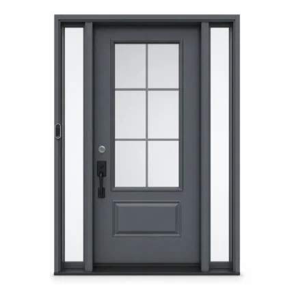 SD226 steel entry door Amazon white background