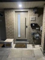 SD233 steel entry door original product view