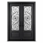 SD234 steel entry door Amazon white background