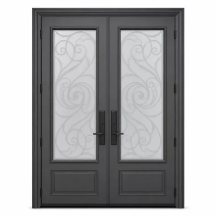 SD235 steel entry door Amazon white background