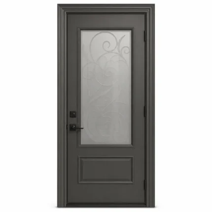 SD237 steel entry door Amazon white background