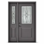 SD238 steel entry door Amazon white background